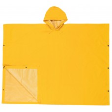 RIV -  2000 River City Heavy Duty, 40" Long, PVC/Polyester, Schooner II Poncho with Attached Hood & Side Snap Closures,  $10.76 - Each