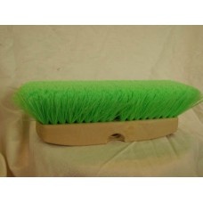 VB - 214NP - 10 Green 10" Vehicle Wash Brush, Very Soft Extremely Dense Fibers, Resistant to Acids, Feather Tipped Bristles,  250°F Heat Distortion, Great for Auto Washing/Detailing.  - $12.76 each.